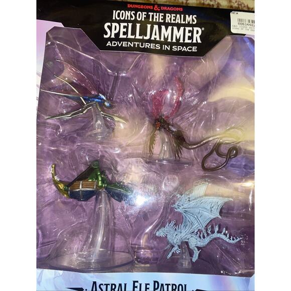 New Unopened D&D Icons of the Realms: Ship Scale Spell Jammer Astral Elf Patrol - Picture 2 of 7